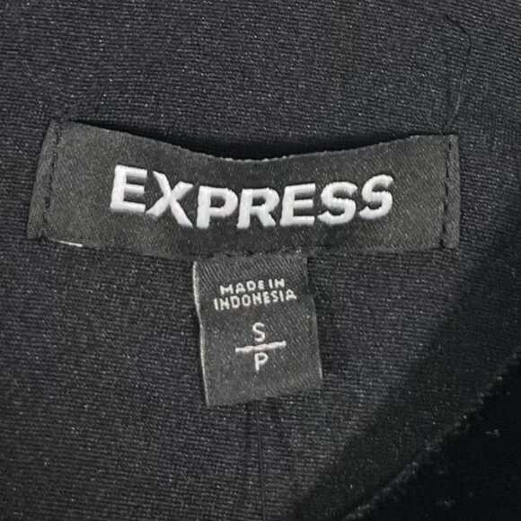 Express Velvet Long Sleeve Ruched Sides Gown Size Small - Picture 6 of 7